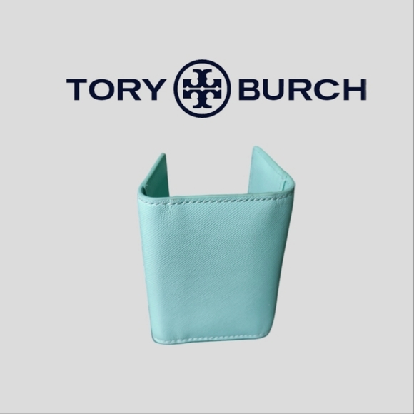 Tory Burch | Mint Robinson Foldable Key Case - Picture 4 of 6